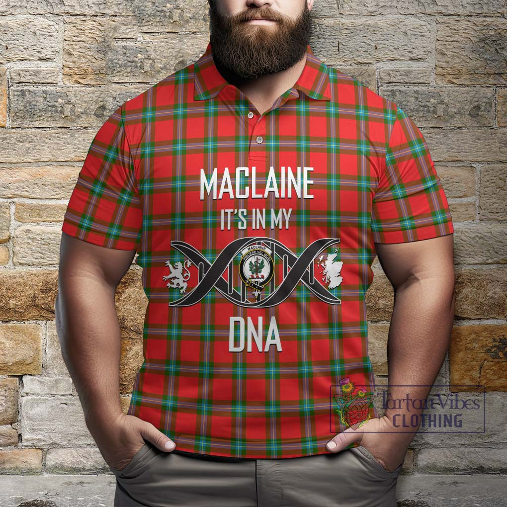 MacLaine (McLaine) Tartan Polo Shirt with Family Crest DNA In Me Style Kid - Tartanvibesclothing Shop