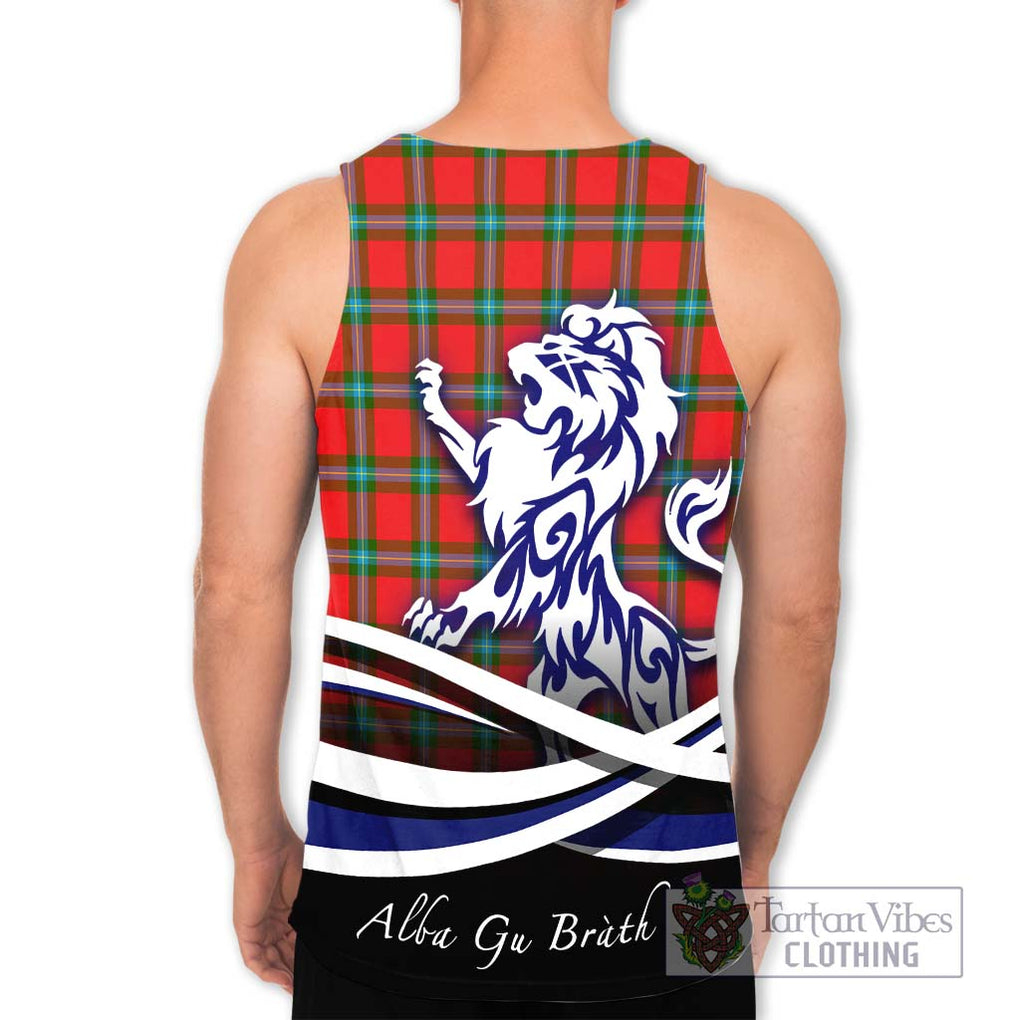 MacLaine (McLaine) Tartan Men's Tank Top with Alba Gu Brath Regal Lion Emblem - Tartanvibesclothing Shop