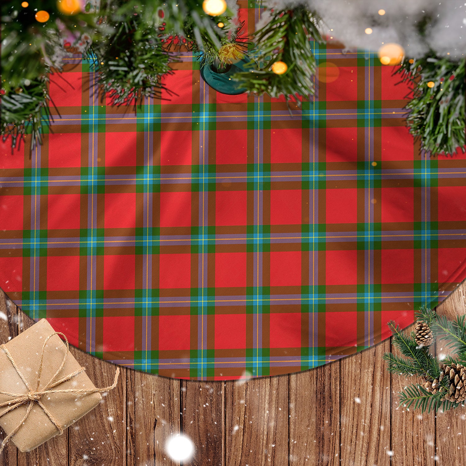 MacLaine of Loch Buie Tartan Christmas Tree Skirt - Tartanvibesclothing