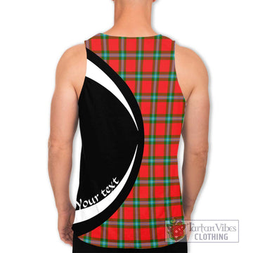 MacLaine (McLaine) Tartan Men's Tank Top with Family Crest Circle Style - Tartan Vibes Clothing