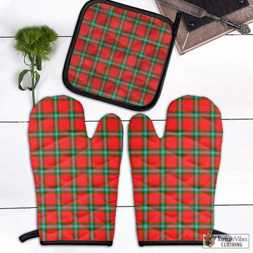 MacLaine (McLaine) Tartan Combo Oven Mitt & Pot-Holder Combo 1 Oven Mitt & 1 Pot-Holder Black - Tartan Vibes Clothing