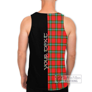 MacLaine (McLaine) Tartan Men's Tank Top with Family Crest and Half Of Me Style - Tartanvibesclothing Shop