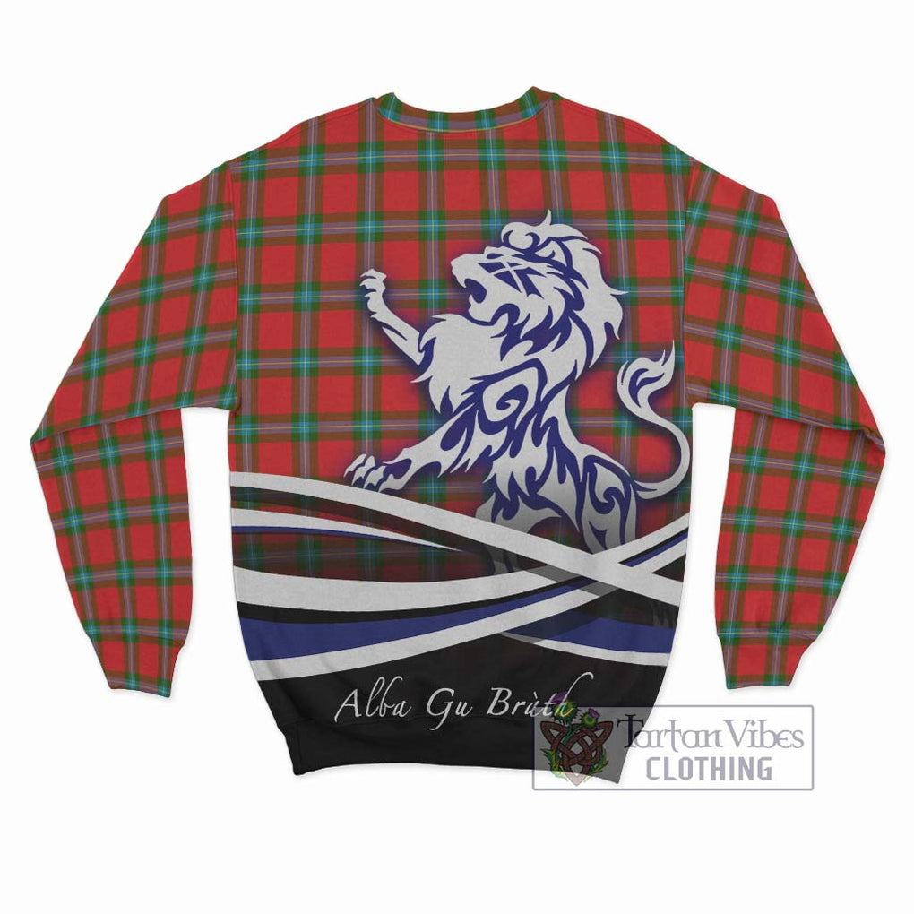 MacLaine (McLaine) Tartan Sweatshirt with Alba Gu Brath Regal Lion Emblem - Tartanvibesclothing Shop