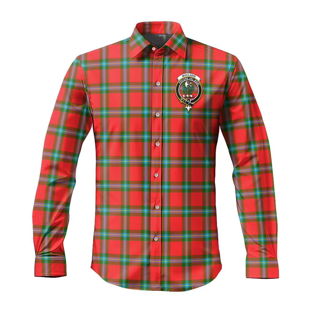maclaine-of-loch-buie-tartan-long-sleeve-button-up-shirt-with-family-crest