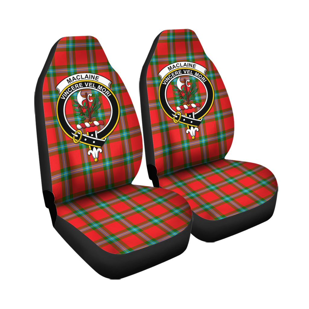 MacLaine of Loch Buie Tartan Car Seat Cover with Family Crest - Tartanvibesclothing