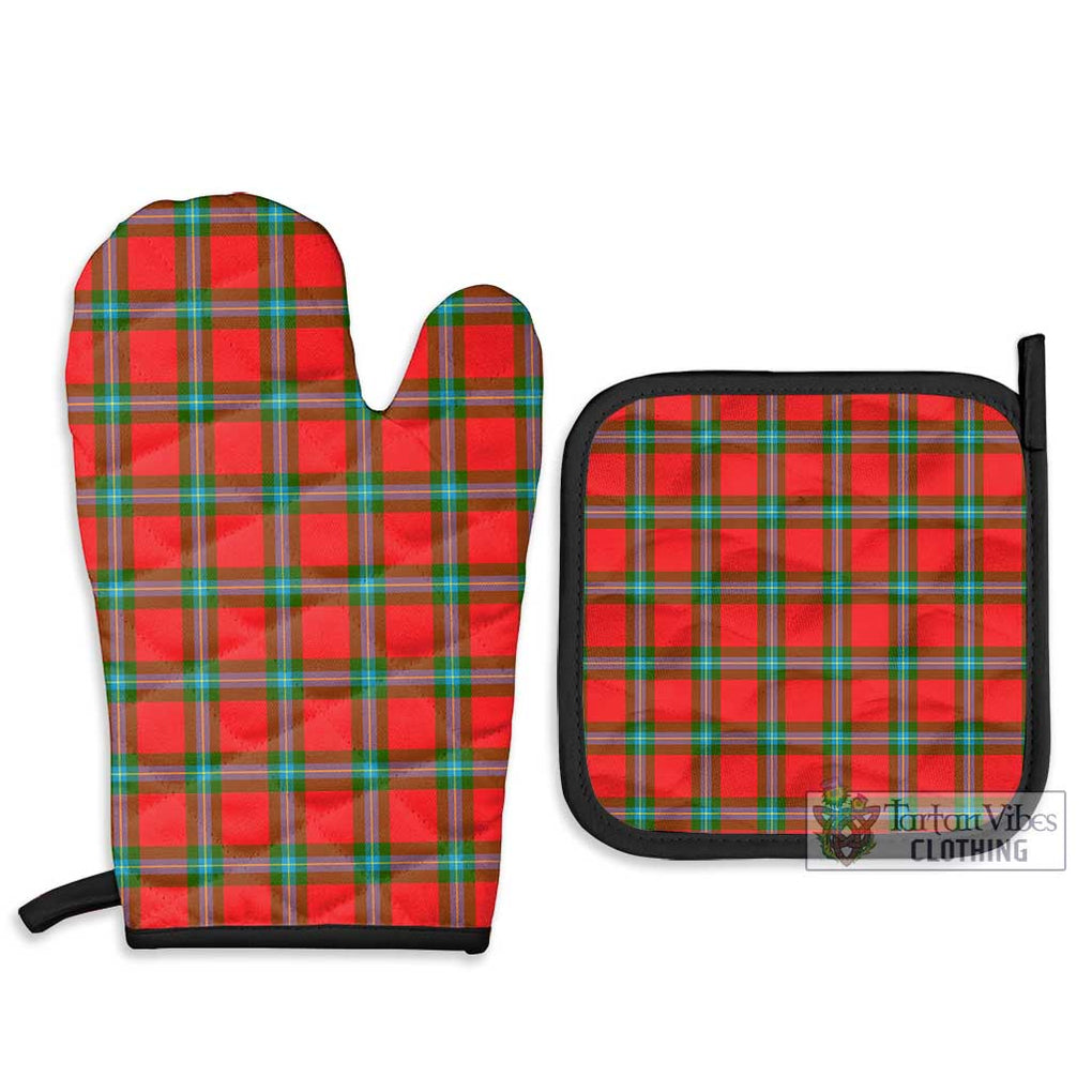 MacLaine (McLaine) Tartan Combo Oven Mitt & Pot-Holder Combo 1 Oven Mitt & 2 Pot-Holder Black - Tartan Vibes Clothing