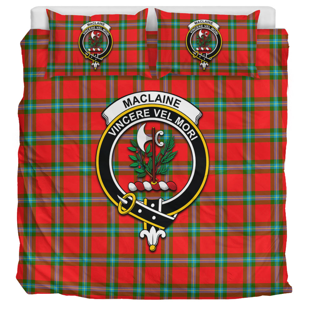 MacLaine (McLaine) Tartan Bedding Set with Family Crest UK Bedding Set UK Super King 104*94 inch - Tartan Vibes Clothing