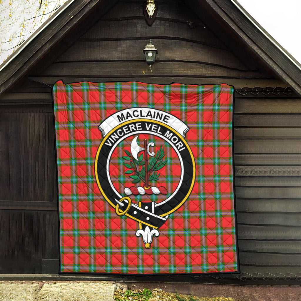 maclaine-of-loch-buie-tartan-quilt-with-family-crest