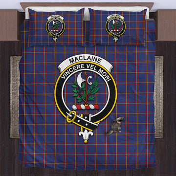 MacLaine of Lochbuie Tartan Bedding Set with Family Crest