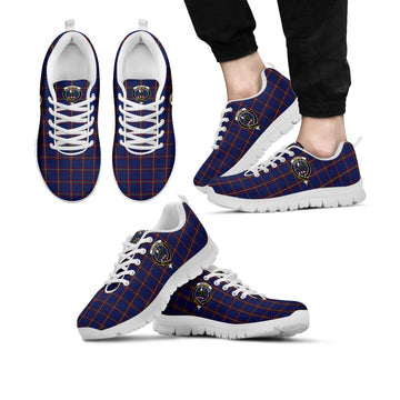 MacLaine of Lochbuie Tartan Sneakers with Family Crest