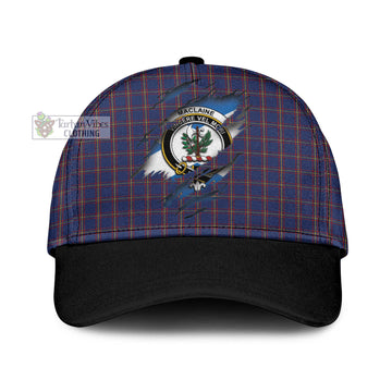 MacLaine of Lochbuie Tartan Classic Cap with Family Crest In Me Style