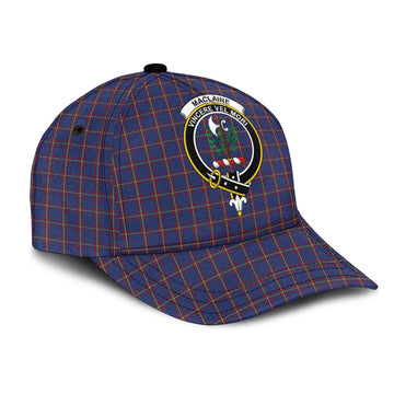 MacLaine of Lochbuie Tartan Classic Cap with Family Crest
