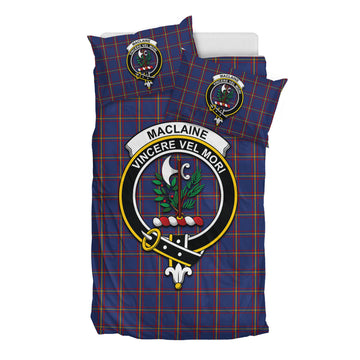 MacLaine of Lochbuie Tartan Bedding Set with Family Crest