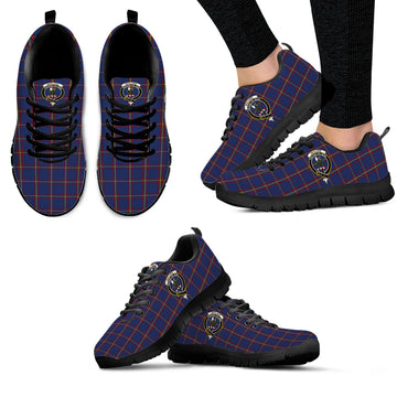 MacLaine of Lochbuie Tartan Sneakers with Family Crest