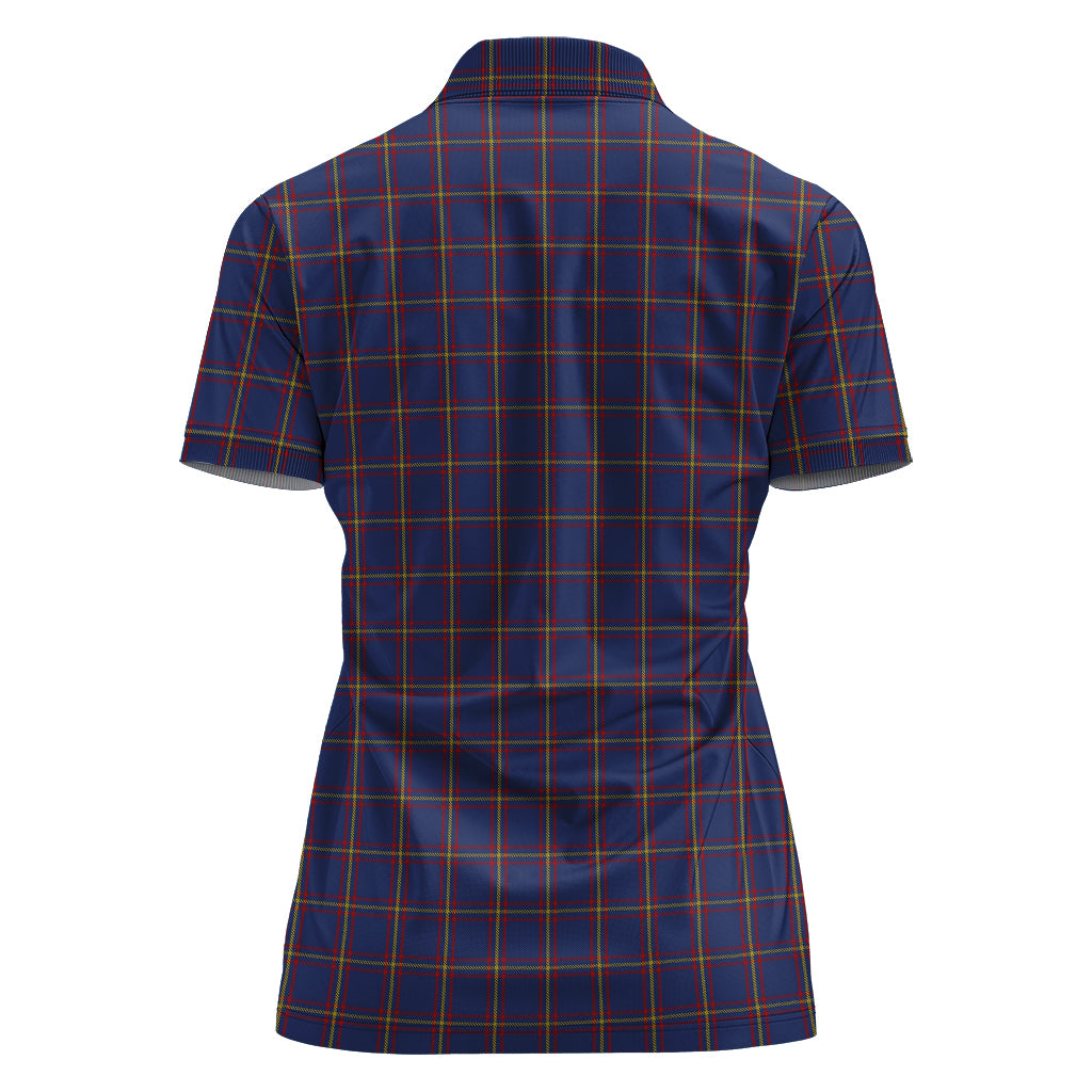 maclaine-of-lochbuie-tartan-polo-shirt-with-family-crest-for-women