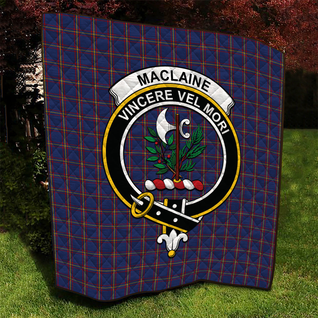 maclaine-of-lochbuie-tartan-quilt-with-family-crest