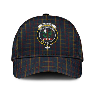 MacLaine of Lochbuie Hunting Tartan Classic Cap with Family Crest