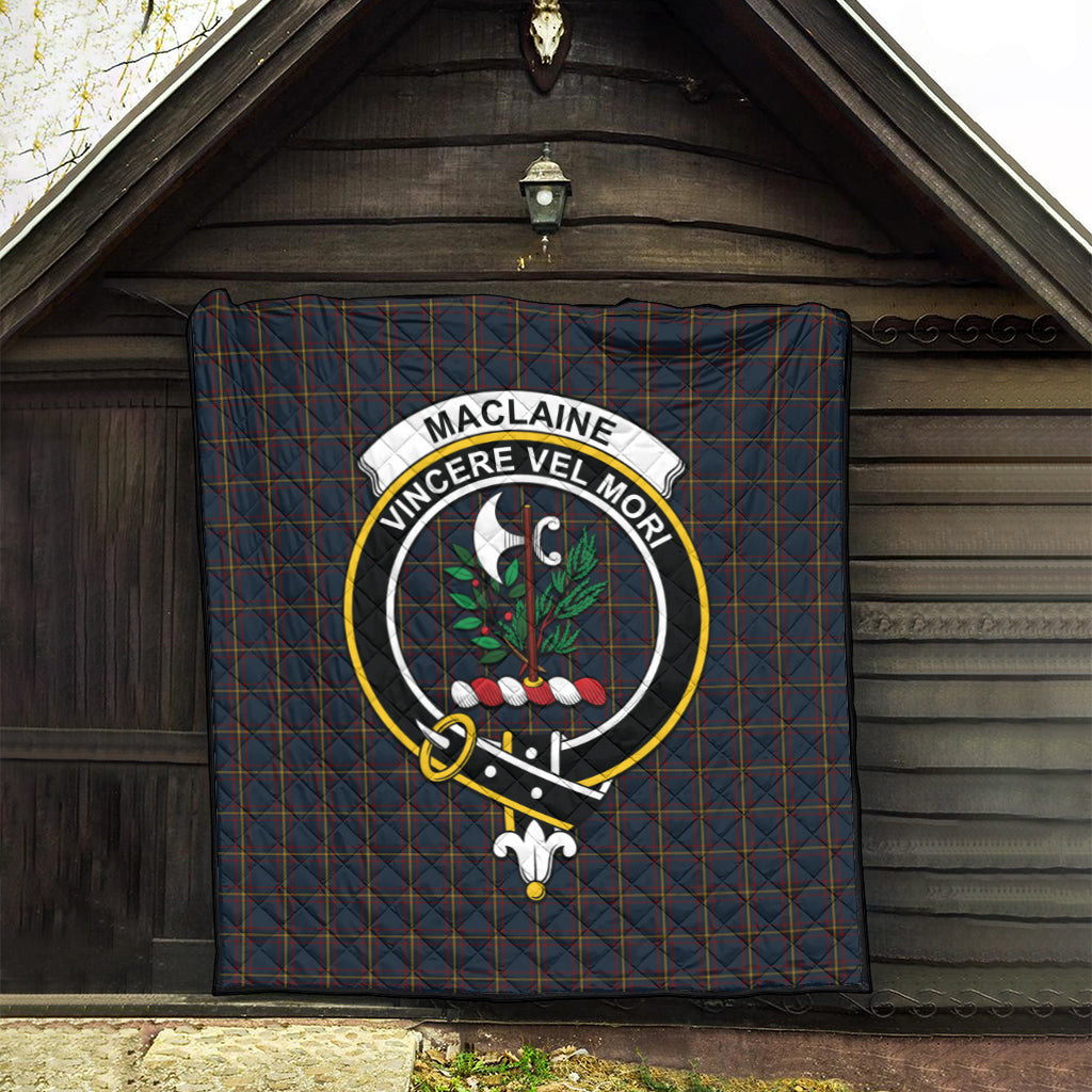 maclaine-of-lochbuie-hunting-tartan-quilt-with-family-crest