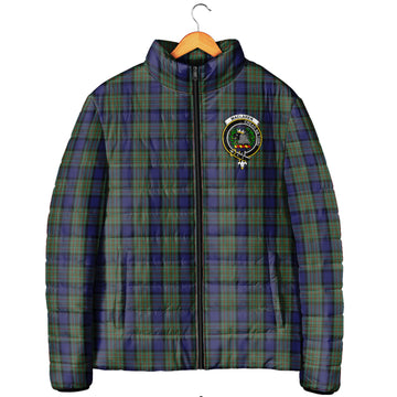 MacLaren (McLaren) Tartan Padded Jacket with Family Crest