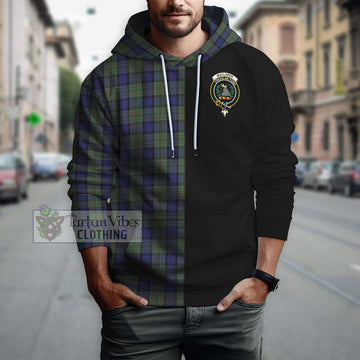 MacLaren (McLaren) Tartan Hoodie with Family Crest and Half Of Me Style