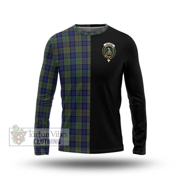 MacLaren (McLaren) Tartan Long Sleeve T-Shirt with Family Crest and Half Of Me Style