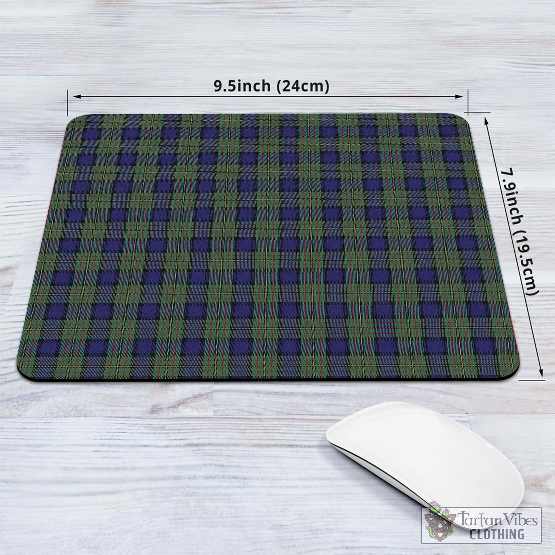 Tartan Vibes Clothing MacLaren Tartan Mouse Pad