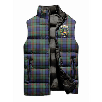 MacLaren (McLaren) Tartan Sleeveless Puffer Jacket with Family Crest
