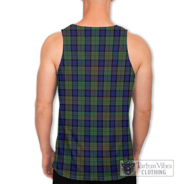 MacLaren (McLaren) Tartan Men's Tank Top with Family Crest DNA In Me Style - Tartanvibesclothing Shop