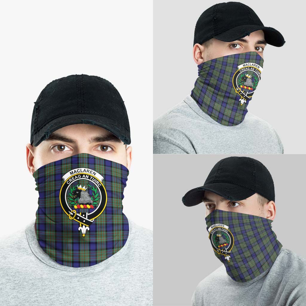 MacLaren Tartan Neck Gaiters, Tartan Bandanas, Tartan Head Band with Family Crest