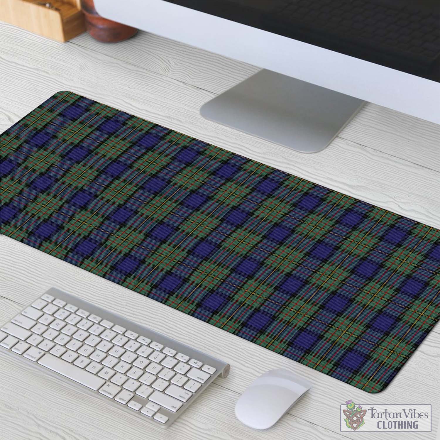 Tartan Vibes Clothing MacLaren Tartan Mouse Pad
