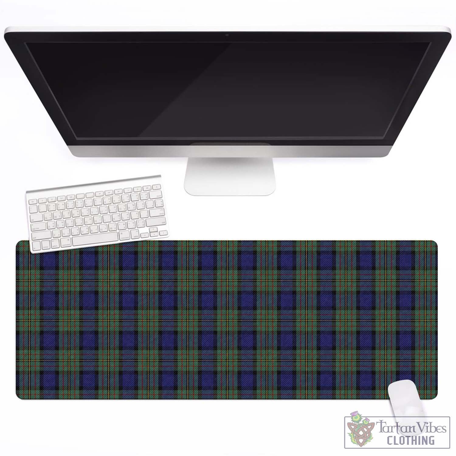 Tartan Vibes Clothing MacLaren Tartan Mouse Pad