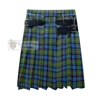 MacLaren Ancient Tartan Men's Pleated Skirt - Fashion Casual Retro Scottish Kilt Style