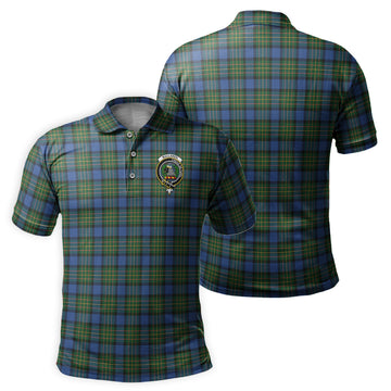 MacLaren Ancient Tartan Men's Polo Shirt with Family Crest