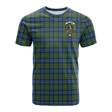MacLaren Ancient Tartan T-Shirt with Family Crest