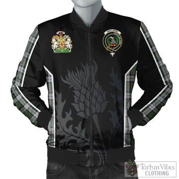 MacLaren Dress Tartan Bomber Jacket with Family Crest and Scottish Thistle Vibes Sport Style