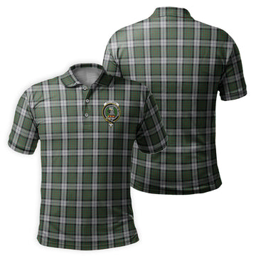 MacLaren Dress Tartan Men's Polo Shirt with Family Crest