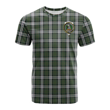 MacLaren Dress Tartan T-Shirt with Family Crest