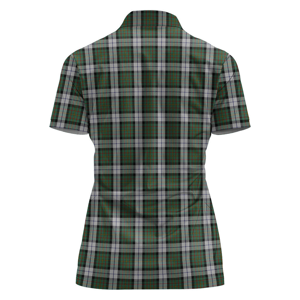 maclaren-dress-tartan-polo-shirt-with-family-crest-for-women