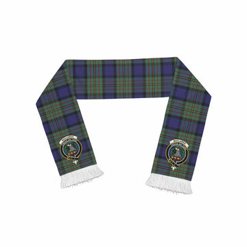 MacLaren (McLaren) Tartan Ruffneck Scarf with Family Crest