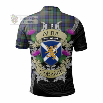 MacLaren (McLaren) Tartan Family Crest Polo Shirt Lion Rampant Royal Thistle Shield Celtic Inspired