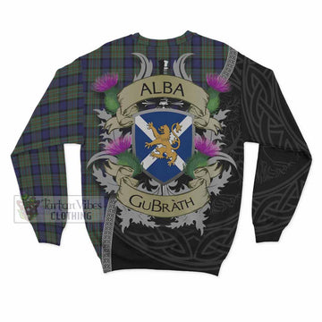 MacLaren (McLaren) Tartan Family Crest Sweatshirt Lion Rampant Royal Thistle Shield Celtic Inspired