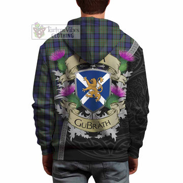 Tartan Vibes Clothing MacLaren (McLaren) Tartan Family Crest Hoodie Lion Rampant Royal Thistle Shield Celtic Inspired