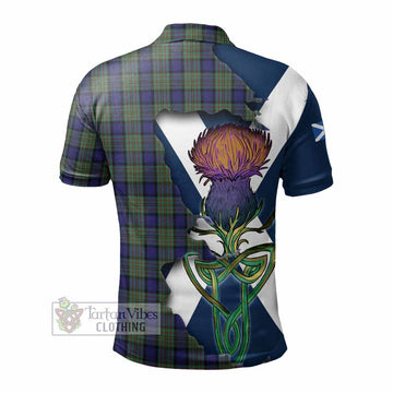 MacLaren (McLaren) Tartan Family Crest Polo Shirt Scottish Thistle Celtic Inspired