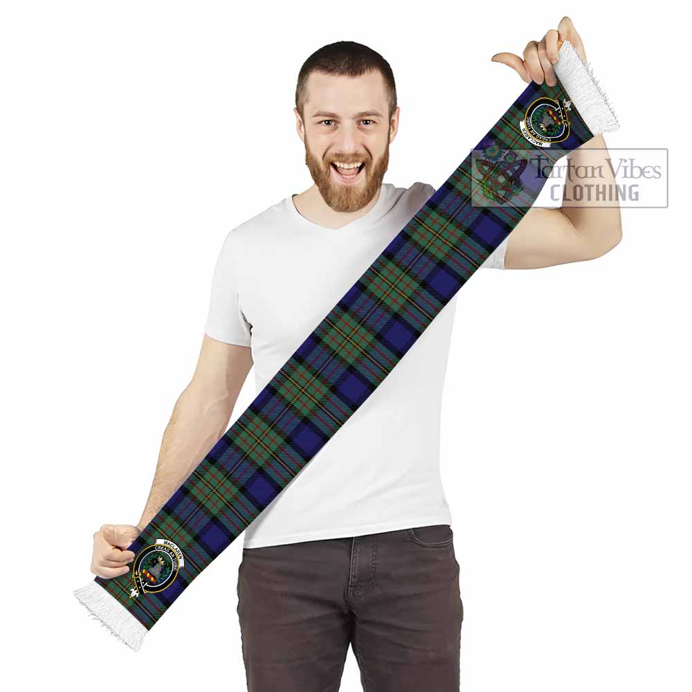 Tartan Vibes Clothing MacLaren (McLaren) Tartan Ruffneck Scarf with Family Crest