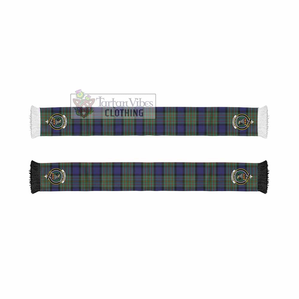 Tartan Vibes Clothing MacLaren (McLaren) Tartan Ruffneck Scarf with Family Crest