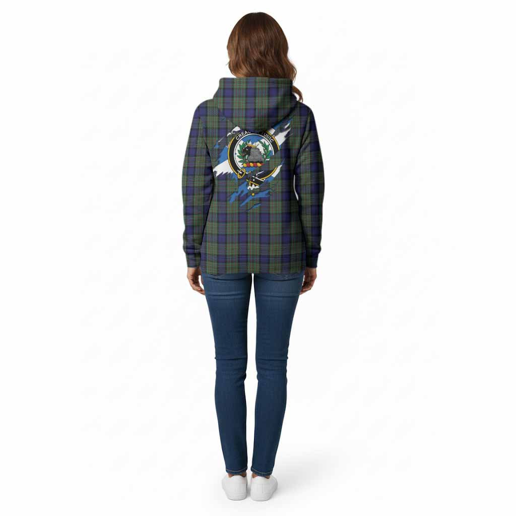 MacLaren (McLaren) Clan Crest In Me Tartan Cotton Hoodie Scotland Flag Style