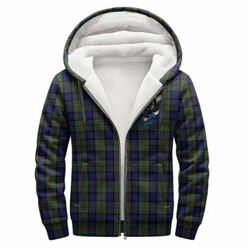 MacLaren (McLaren) Clan Crest In Me Tartan Sherpa Hoodie Scotland Flag Style