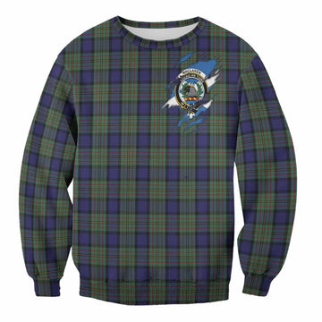 MacLaren (McLaren) Clan Crest In Me Tartan Sweatshirt Scotland Flag Style