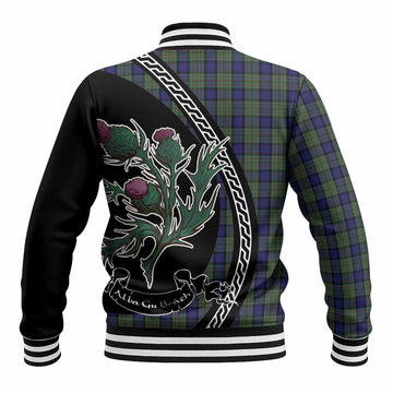 MacLaren (McLaren) Family Crest Tartan Baseball Jacket Alba Thistle Inspired