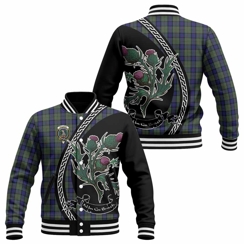 MacLaren (McLaren) Family Crest Tartan Baseball Jacket Alba Thistle Inspired - Tartan Vibes Clothing